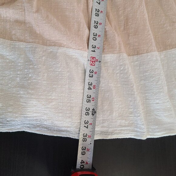 Flamingo Urban Cotton Blend Gauze Dress Minimalist Lagenlook Made in USA Small - Picture 5 of 10